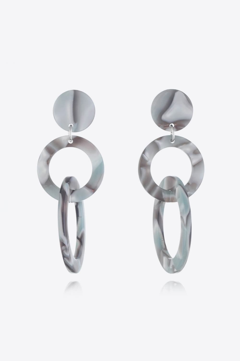 Acrylic Double-Hoop Earrings