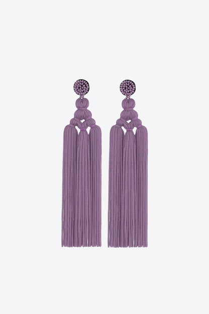 Beaded Tassel Earrings