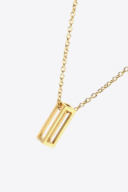 A to J Letter Pendant Nekclace